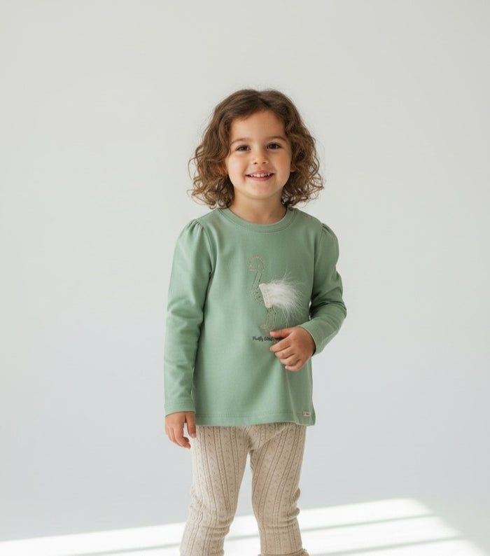T-shirt lange mouw Aerodoux Fluffy Little Friend