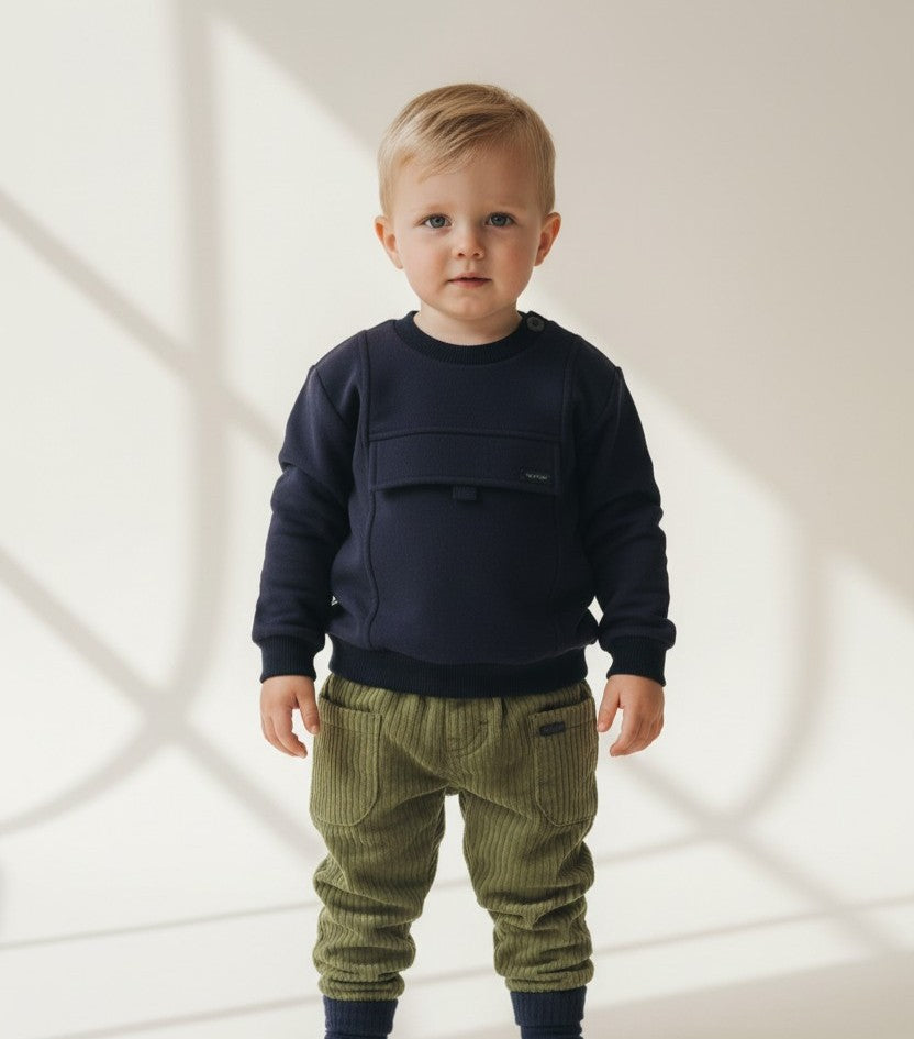 Sweater Carbondoux Marineblauw