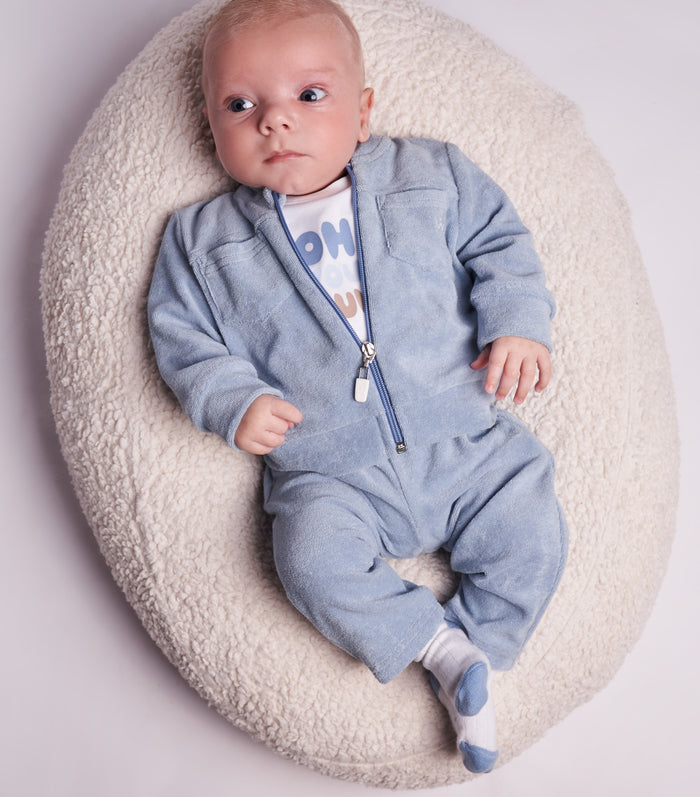 Cardigan Ido Blauw - Kaki