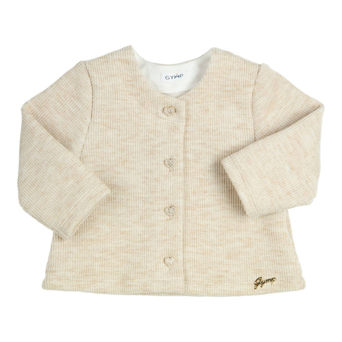 Strickjacke Gold