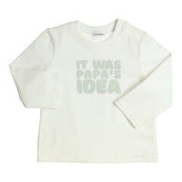 T-shirt Manches Longues Aerodoux It Was Papa's Idea