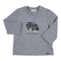 T-shirt Lange Mouw Aerochine Grijs Off-Roader