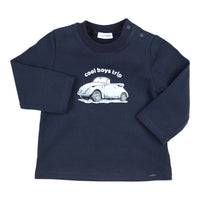 T-shirt Manches Longues Aerodoux Cool Boys Trip Bleu marine