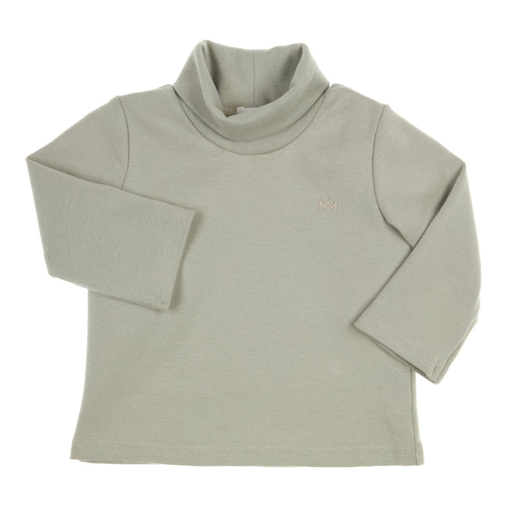 Langarmshirt Robby Hellgrün - Marineblau