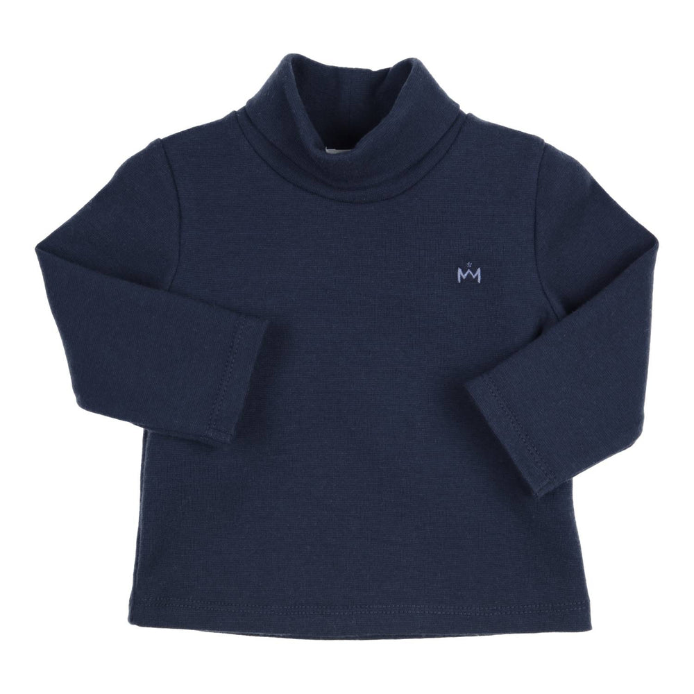 Langarmshirt Robby Hellgrün - Marineblau