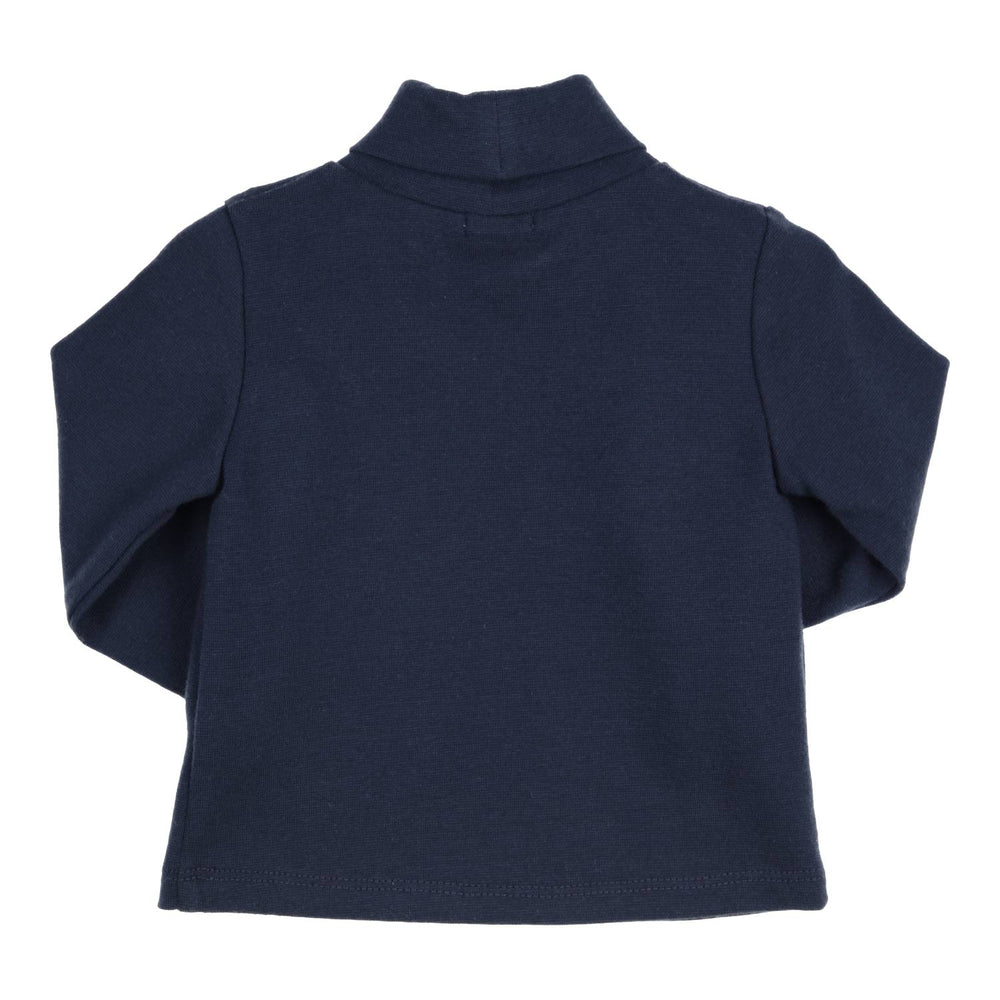 Langarmshirt Robby Hellgrün - Marineblau