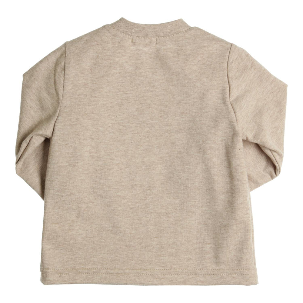 T-shirt lange mouw Aerochine Skatende Teckel Beige