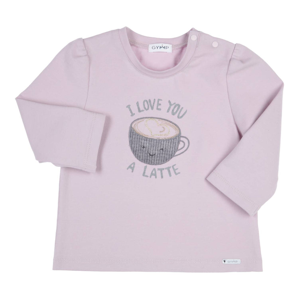 Longsleeve Aerodoux I Love You A Latte Lila