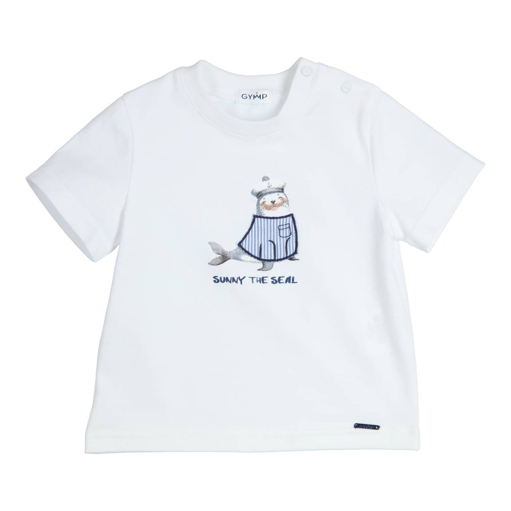 T-shirt Aerobic Sunny The Seal Blauw