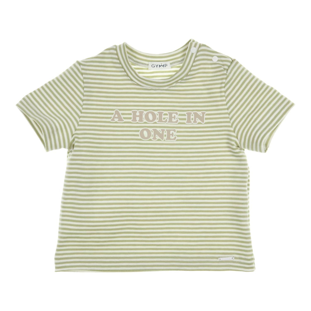 T-shirt Devon Groen/Wit