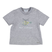 T-shirt Aerochine Sky Captain Grijs