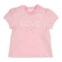 T-shirt Aerobic Love Roze