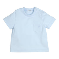 T-shirt Aerobic Lichtblauw - Wit