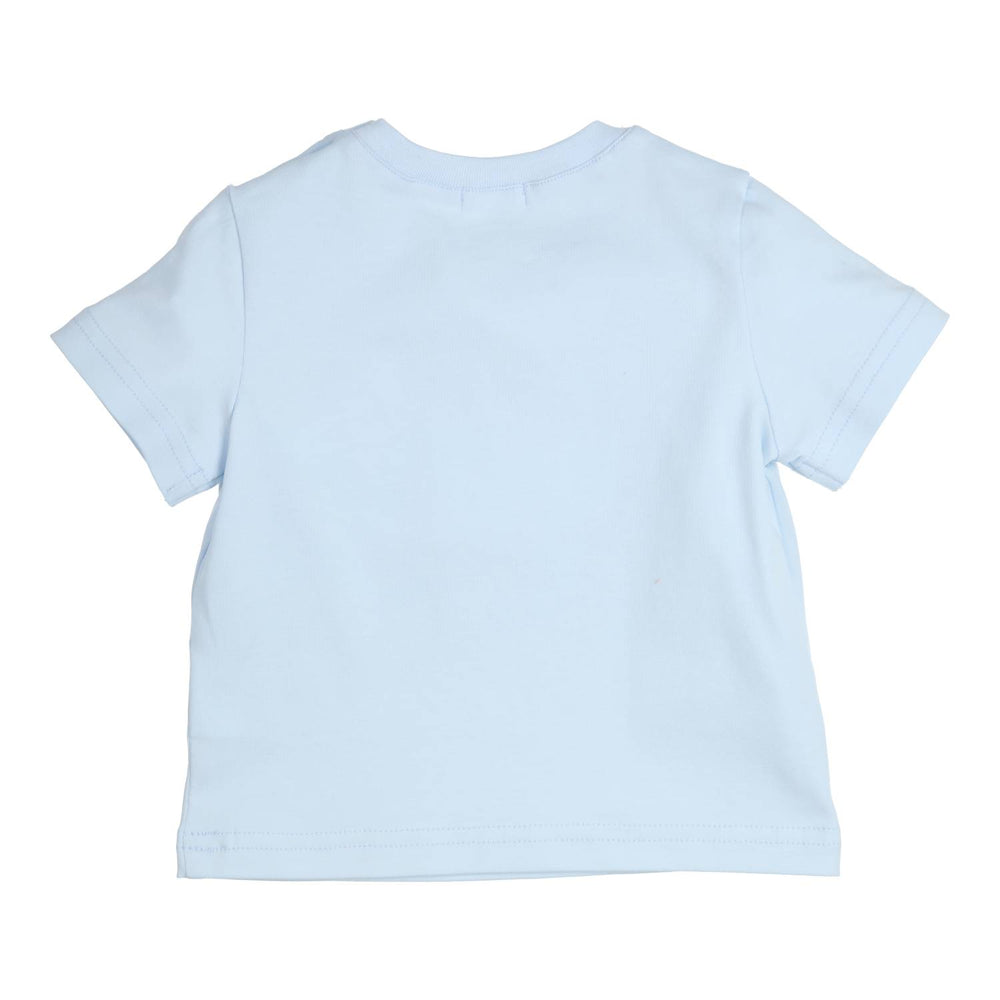 T-shirt Aerobic Lichtblauw - Wit