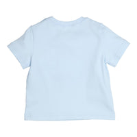 T-shirt Aerobic Lichtblauw - Wit