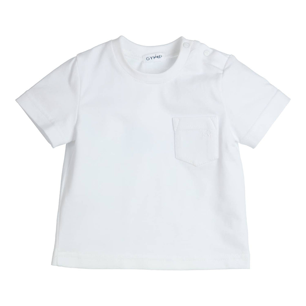 T-shirt Aerobic Lichtblauw - Wit