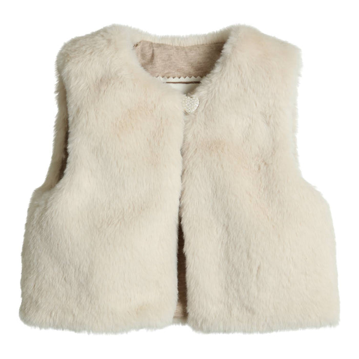 Gilet Polla Gebroken Wit