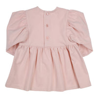 Robe Aerodoux Manches Bouffantes Rose Ancien