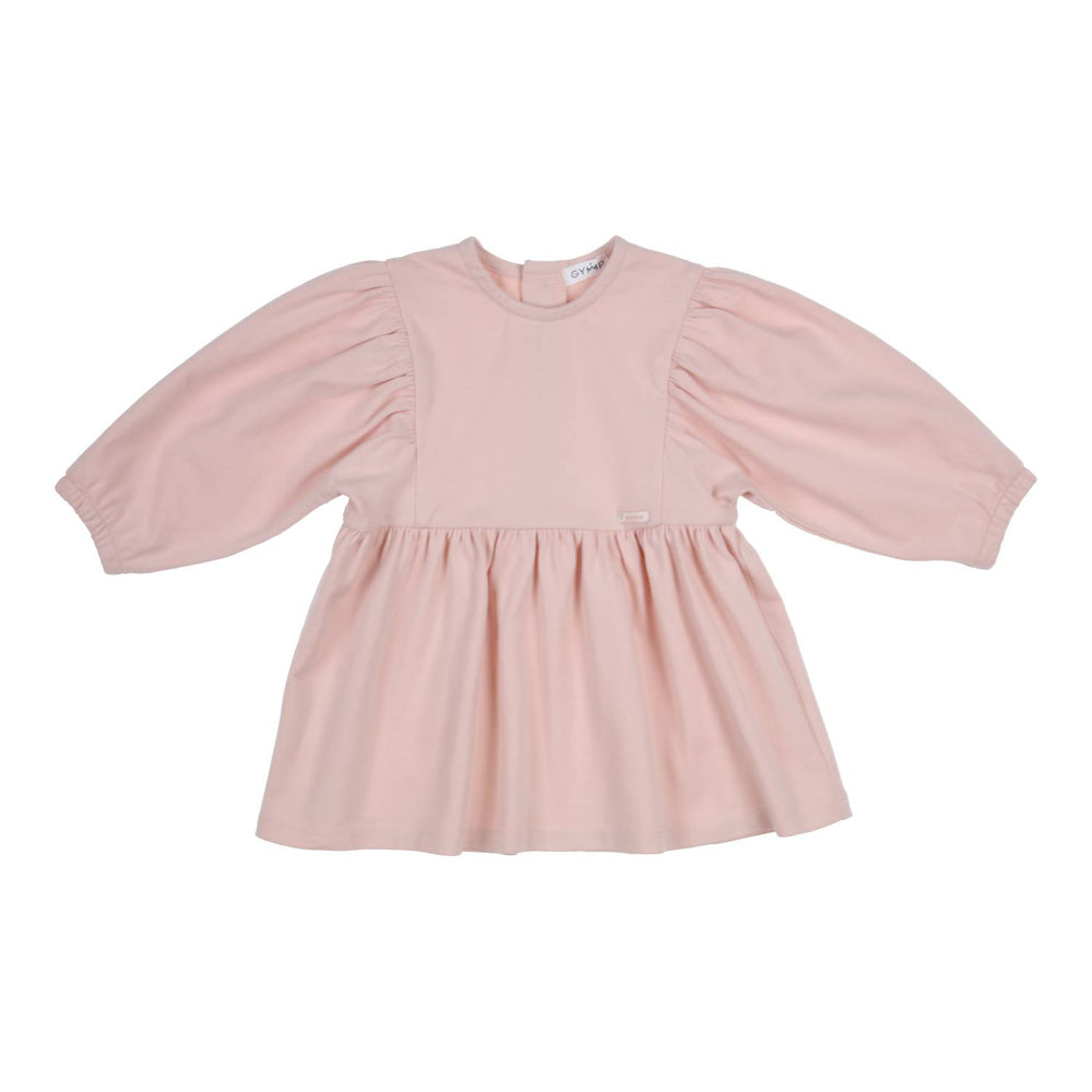 Robe Aerodoux Manches Bouffantes Rose Ancien