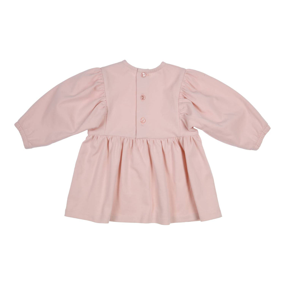 Robe Aerodoux Manches Bouffantes Rose Ancien