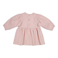 Robe Aerodoux Manches Bouffantes Rose Ancien