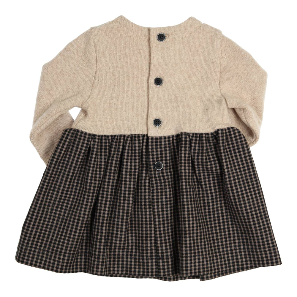 Jurk Dion Zwart - Beige