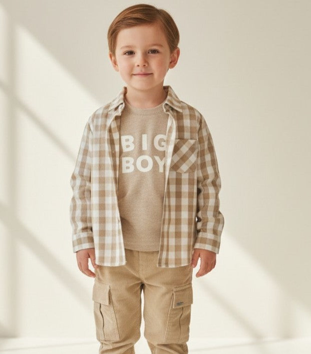 Hemd Helmut Gebroken Wit - Beige