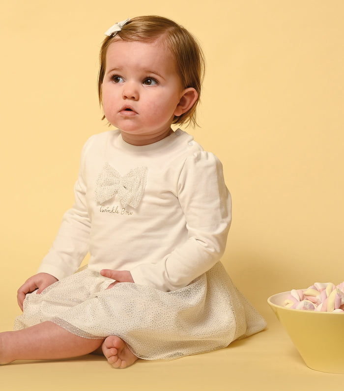 T-shirt Aerobic Lange Mouw Twinkle Bow