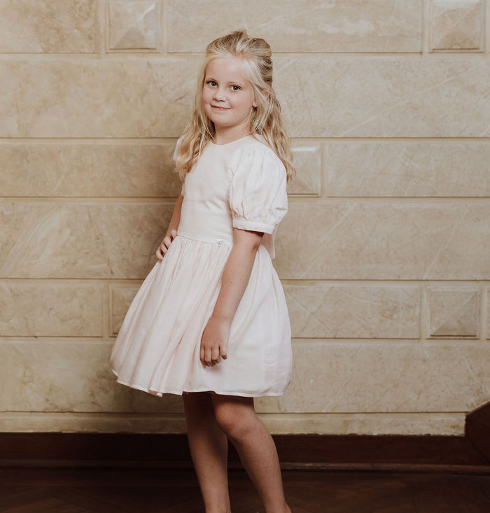 Pink party dress